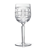 Ralph Lauren Home Hudson Plaid White Wine Glass