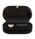 Moleskine gold-plated heart notebook charm, imported from the UK