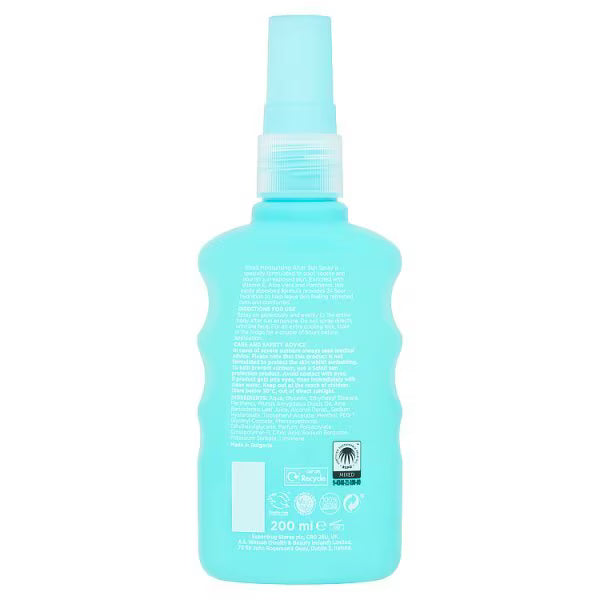 Solait Moisturising After Sun Spray 200ml (British brand)