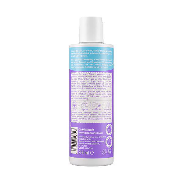 Clean Curls Detangling Conditioner Super Slip 250ml - British product