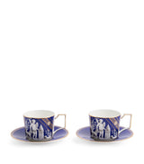 Wedgwood Renaissance Teacup and Saucer Set of 2