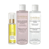 ErthSkin Micellar Water Toner Serum Set 150ml+150ml+60ml