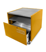 Outdoor Island Cabinet with Castors for Storage and Prep, 90x120x70cm