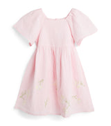 Tartine et Chocolat Linen Embroidered Children's Dress (2-12 Years)
