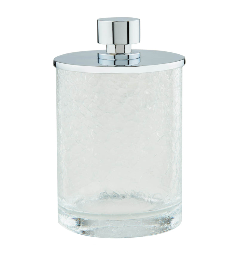 ZODIAC Medium Cracked Crystal Jar