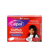Calpol 6+ Years Fastmelts Strawberry Flavoured Dissolving Tablets 24