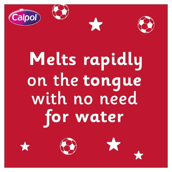 Calpol 6+ Years Fastmelts 24 tablets - British product