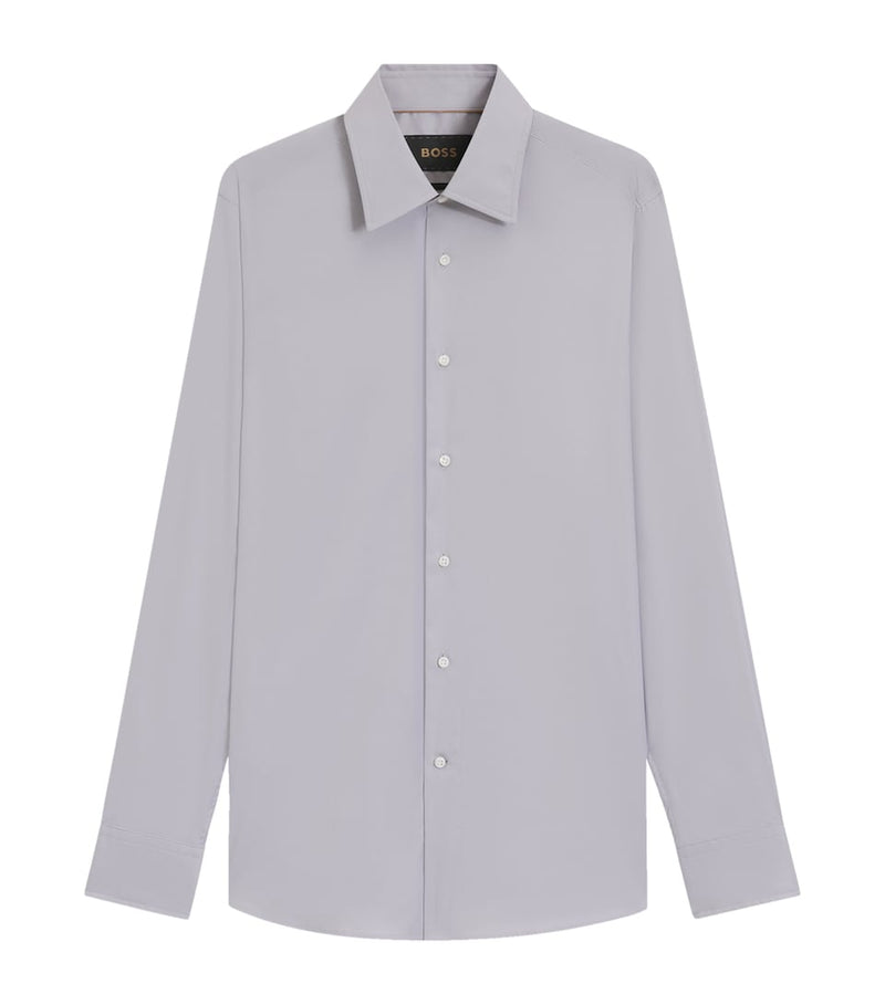 Lightweight Cotton Satin Hooded Overshirt with Detachable Hood