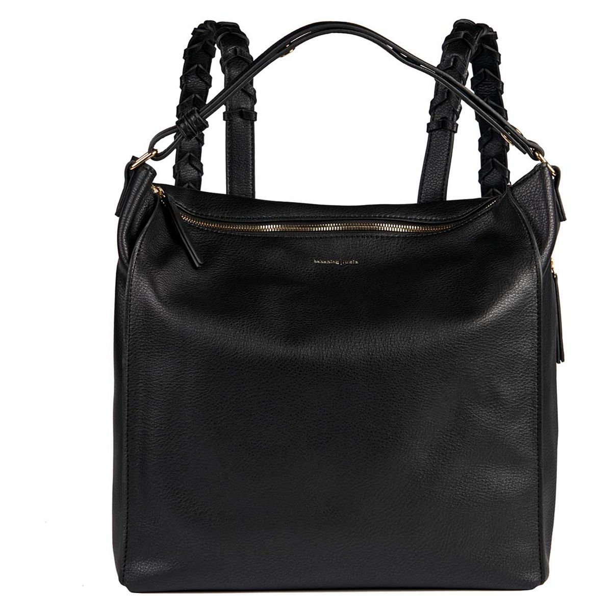 Bababing Lucia Changing Backpack Tote and Shoulder Changing Bag Black - McGrocer