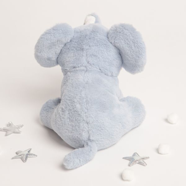 Babbico Gift Boxed Eddie The Elephant Blue Soft Plush Toy - McGrocer