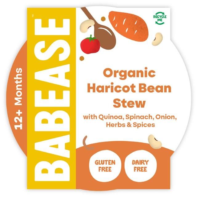 Babease Organic Haricot Bean Stew Baby Food Pot 12+months 200g - McGrocer
