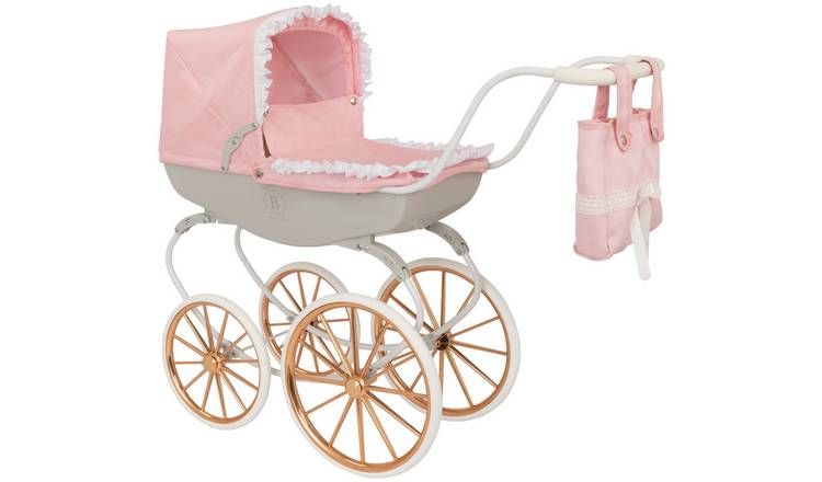 Baby Chic Bella Rosa Cambridge Dolls Carriage Pram - McGrocer