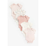 Baby Girl Pink 5 Pack Bodysuits - McGrocer