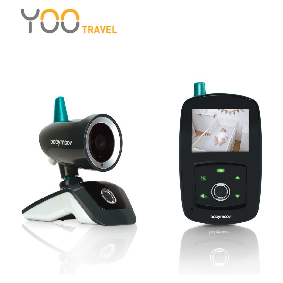 Babymoov YOO-Travel Wireless 2.4 inch Panoramic Video Baby Monitor - McGrocer