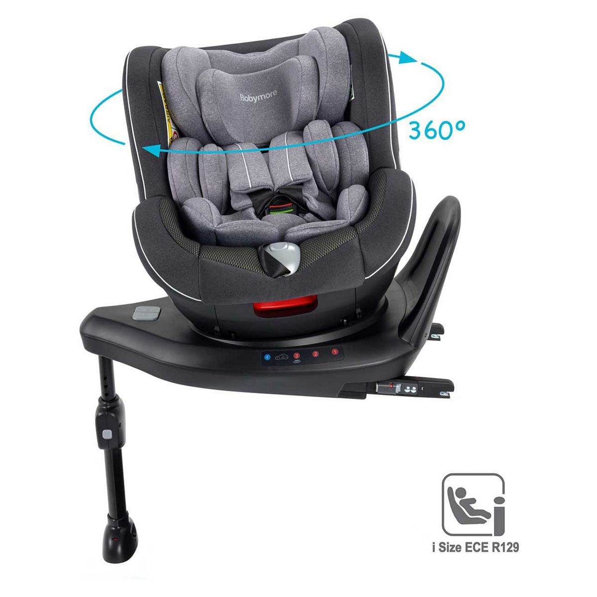 Babymore Kola 360° Rotating i-Size 40-105cm 0-4 years Car Seat - McGrocer