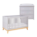 Babymore Mona 2 Piece Room Set - Grey - McGrocer