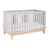 Babymore Mona Cot Bed - Grey - McGrocer