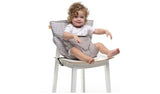 BabyToLove Travel Pocket Chair & Booster Seat - White Stars - McGrocer