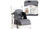 BabyToLove Travel waterproof booster seat with storage grey - McGrocer