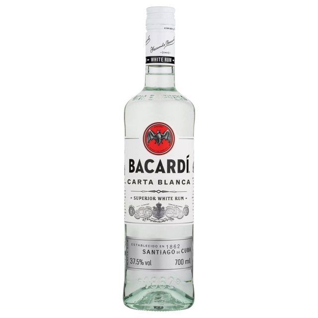 Bacardi Carta Blanca Superior White Rum 70cl - McGrocer
