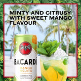 Bacardi Mango Mojito Premix Rum Cocktail 250ml - McGrocer