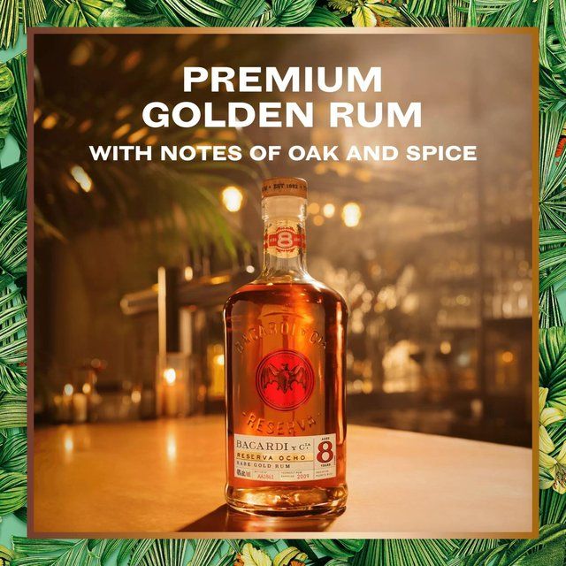 Bacardi Reserva 8 Year Old Premium Aged Rum 70cl - McGrocer