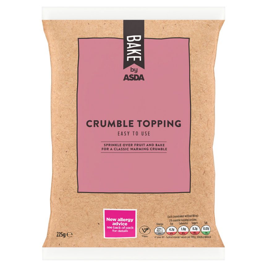 BAKE by ASDA Crumble Topping 225g - McGrocer