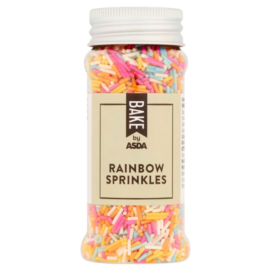 BAKE by ASDA Rainbow Sprinkles 65g - McGrocer