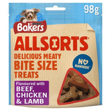 Bakers Allsorts Chicken Beef & Lamb Dog Treats 98g - McGrocer