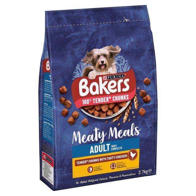Bakers Meaty Meals Chicken Dry Dog Food 2.7kg - McGrocer