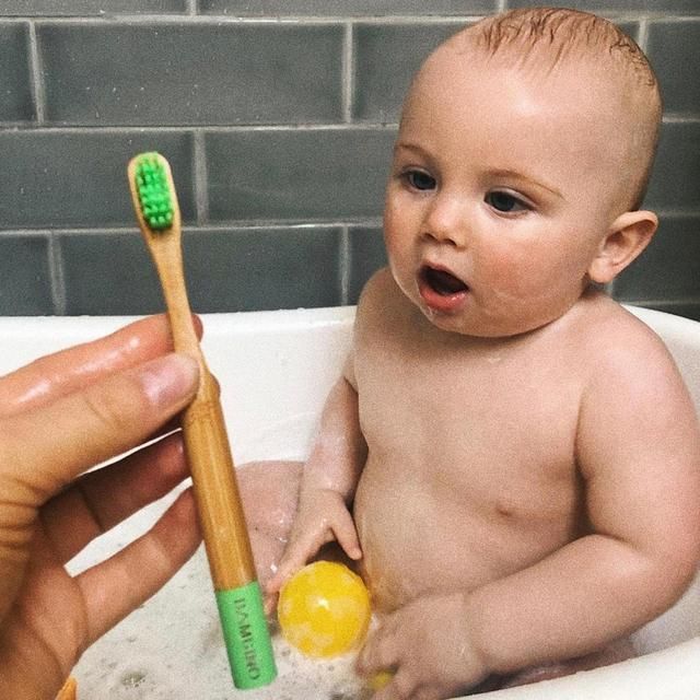 Bamboo Club Bambino Green Kids Toothbrush - McGrocer