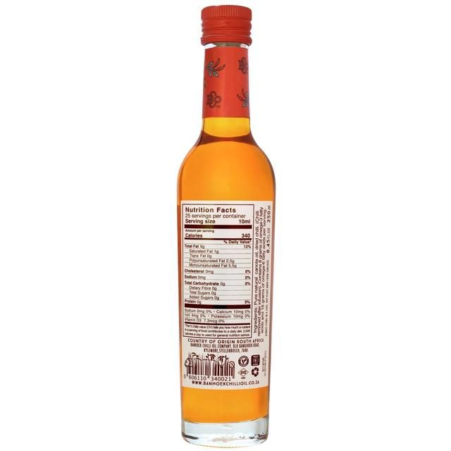 Banhoek Chilli Oil 250ml - McGrocer