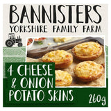 Bannisters Farm 4 Cheese & Onion Baked Potato Skins 260g - McGrocer