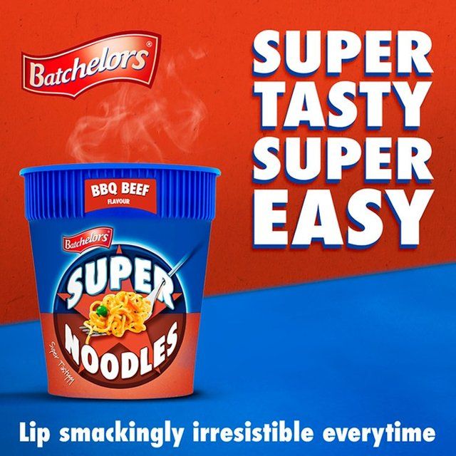 Batchelors BBQ Beef Flavour Super Noodle Pot 75g - McGrocer