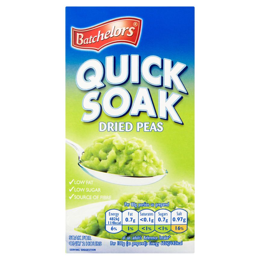 Batchelors Quick Soak Dried Peas - McGrocer
