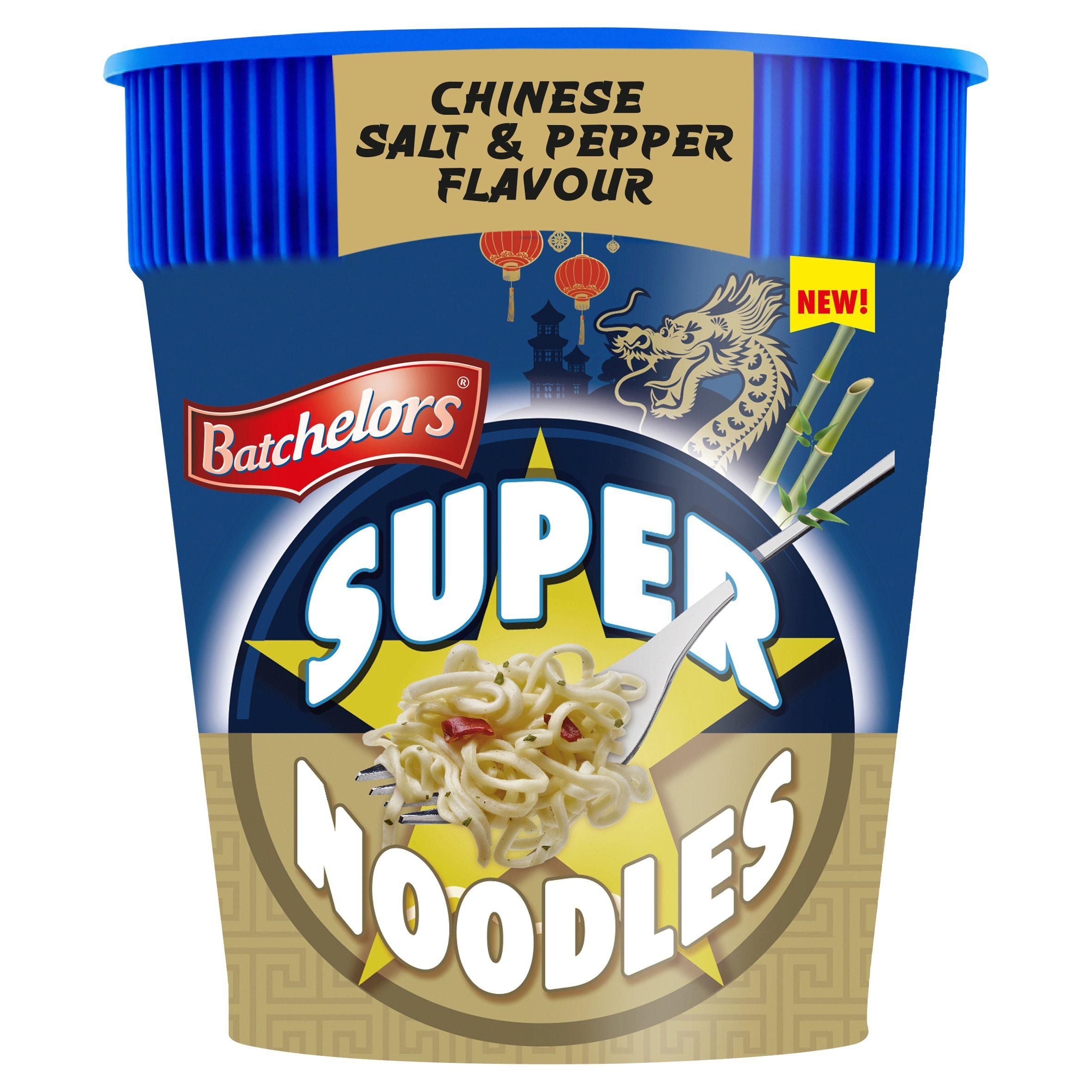 Batchelors Super Noodles Chinese Salt & Pepper Chicken Flavour Instant Noodle Pot 75g - McGrocer