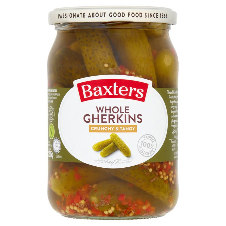 Baxters Whole Gherkins 600g - McGrocer