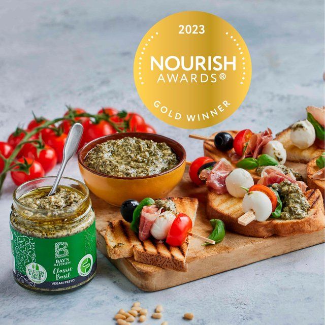 Bay's Kitchen Classic Basil Vegan Pesto 190g - McGrocer