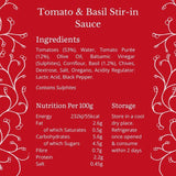 Bay's Kitchen Tomato & Basil Stir-in Low Fodmap Sauce 260g - McGrocer
