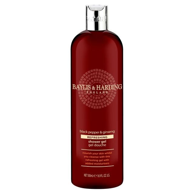 Baylis & Harding Black Pepper Moisturising Shower Gel 500ml - McGrocer