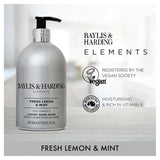 Baylis & Harding Elements Hand Wash - Lemon & Mint 500ml - McGrocer