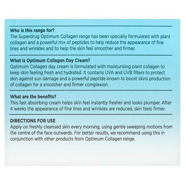 Superdrug Optimum Collagen Day Cream 50ml GOODS Superdrug