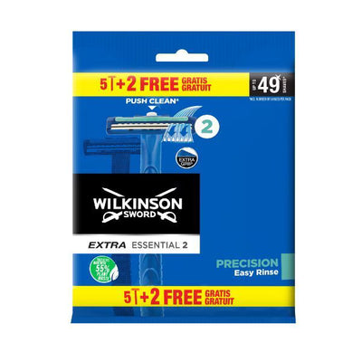 Wilkinson Sword Extra 2 Essentials 5+2 Pack Disposable Razor