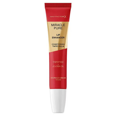 Max Factor Miracle Pure Lip Enhancer Gloss Peach Cream Lip Balm 12ml