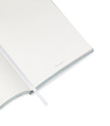 Zebra Print Textile Cover A5 Notebook with Silver-Tone Edges and Sustainable Paper