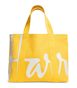 Harrods Medium Cotton Logo Tote Bag