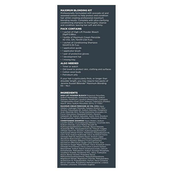 Bblonde Maximum Blonding Bleach Kit No 1 - McGrocer