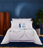 Yves Delorme Abysses Oxford pillowcase 30cm x 40cm (British brand)