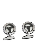 Chopard Racing Steering Wheel Stainless Steel Cufflinks for Men