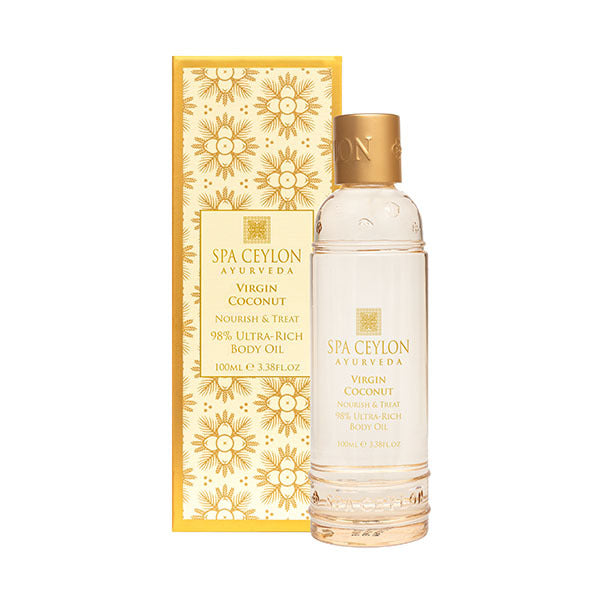 SPA CEYLON Virgin Coconut Body Oil 100ml (British brand)